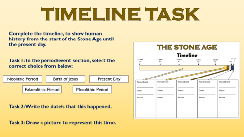 Stone Age to Iron Age - Introduction to the Stone Age! | Teaching Resources