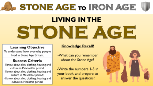 Stone Age to Iron Age - Living in the Stone Age!