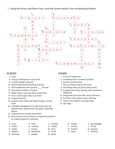 Words with 'CK' puzzles | Teaching Resources