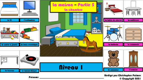 Key Stage 3: French: The House Part 5: La chambre | Teaching Resources