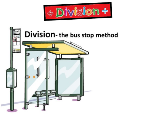 Bus stop method for division | Teaching Resources