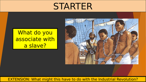 Why did slavery happen?