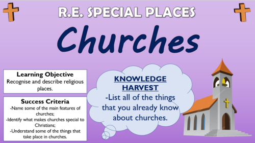 KS1 RE - Special Places - Churches!