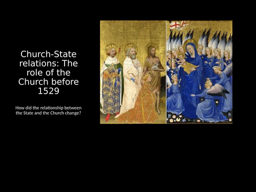 Tudor Church-State relations: The role of the Church before 1529 (Edexcel A level paper 3 option 31)