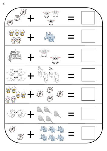 1-20 Addition within 10 Activity Sheets | Teaching Resources