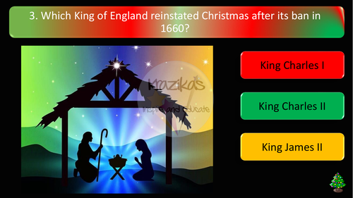 History Christmas Quiz | Teaching Resources