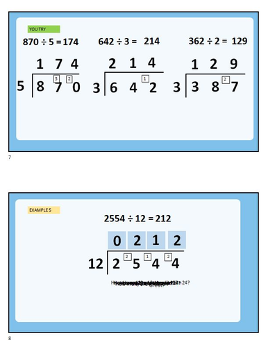 The Ultimate Maths Lesson Pack-Short Divison | Teaching Resources