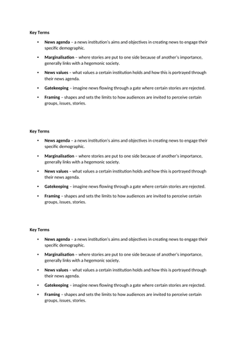 AQA A Level Media Studies Media Theory | Teaching Resources