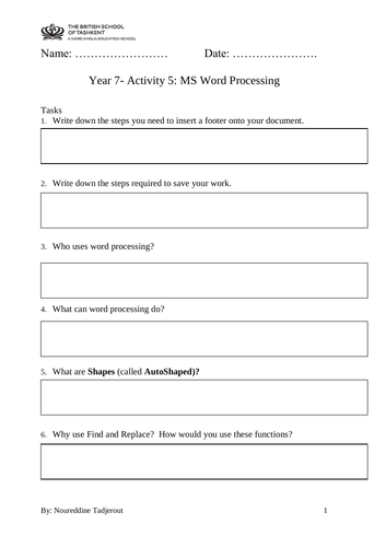 microsoft-word-worksheet-and-activities-for-year-7-teaching-resources