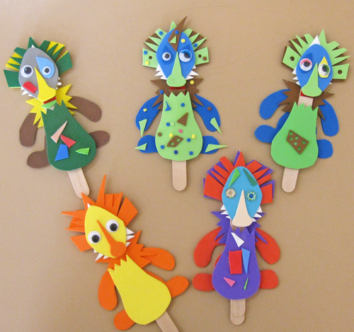 School Puppet Making Workshop for Primary Schools. Varied DT. 120 ...