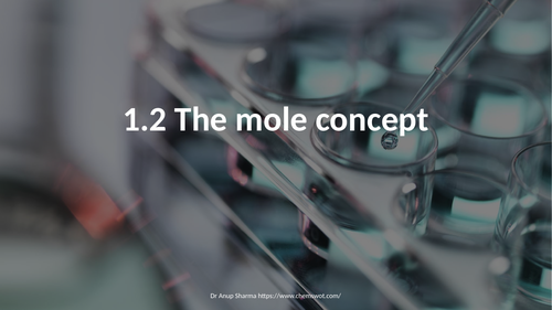PPT on 1.2 The mole concept