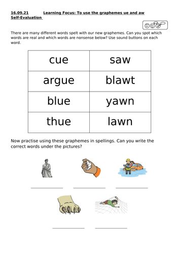 Year 2 Phase 5 Phonics Quick Recap Week 1 | Teaching Resources