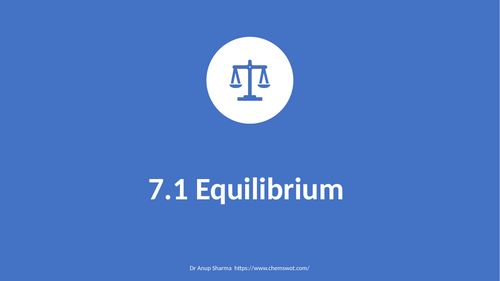 Power Point Presentation  on 7.1 Equilibrium