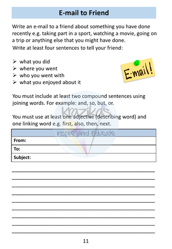 English Functional Skills - Entry Level 2 - Writing Workbook | Teaching ...