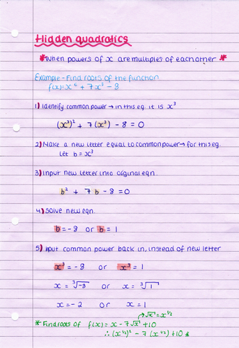 Algebra introduction (A Level mathematics) | Teaching Resources