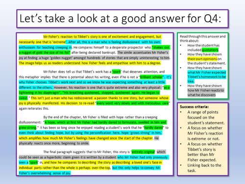 AQA English Language Paper 1 June 2018 | Teaching Resources