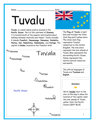 tuvalu case study a level geography