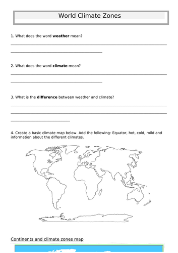 world-climate-zones-teaching-resources