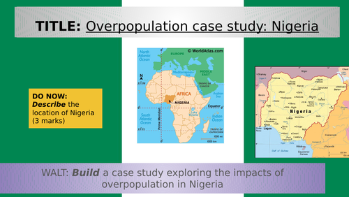 igcse geography population case study