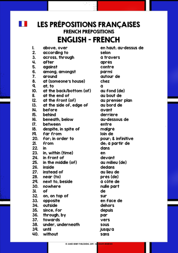 Avec - French Preposition - Lawless French Grammar