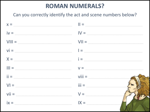 Roman Numerals Teaching Resources