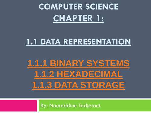 introduction to computer data representation pdf