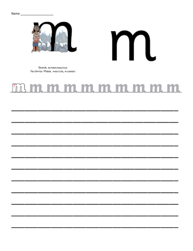 Read Write Inc Set 1 Writing Sheets | Teaching Resources