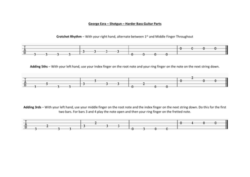 Shotgun - Full Practical Music Project | Teaching Resources