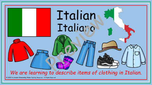 Describing clothes  Teaching Resources