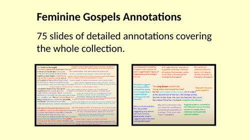 feminine gospels essay examples