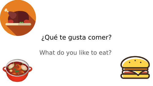 Que Te Gusta Comer Mean In Spanish