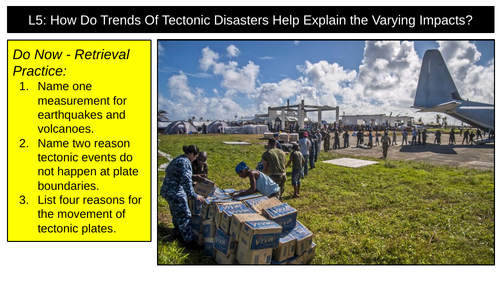 Tectonic Disasters Trends