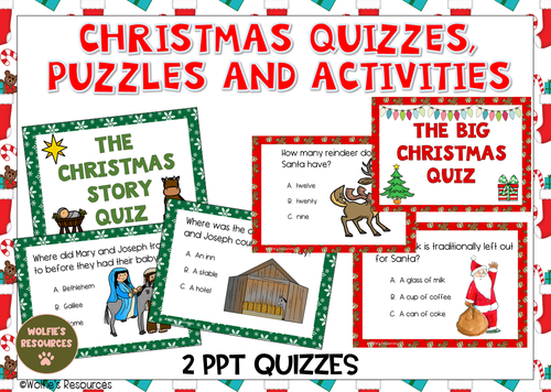 Christmas Quiz and Puzzles | Teaching Resources
