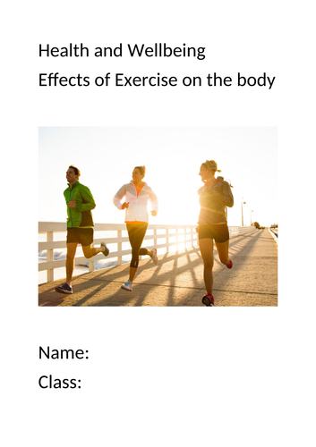 Effects of Exercise on the body | Teaching Resources