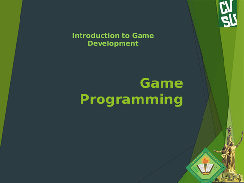 Introduction to Game Development | Teaching Resources