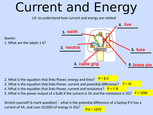 AQA P5 Electricity in the Home - Whole Topic | Teaching Resources