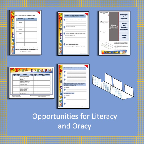 Light Dispersion, White Light and Colour Filters Fully Resourced