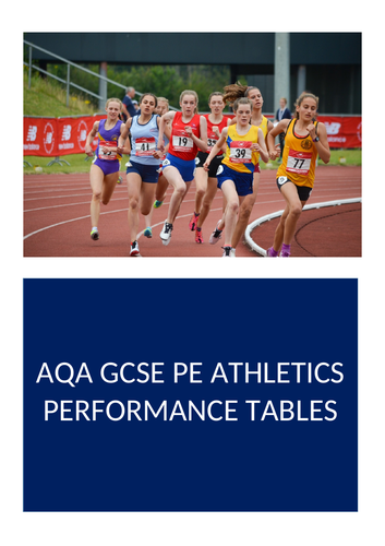 gcse pe coursework athletics examples