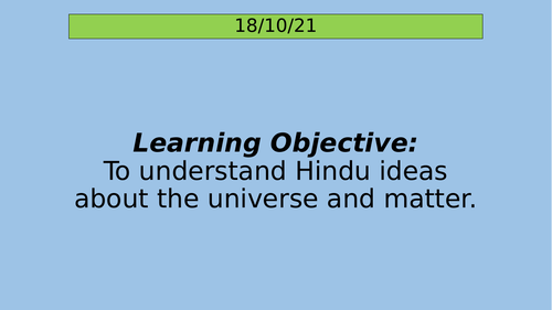 Hinduism: Cosmology | Teaching Resources