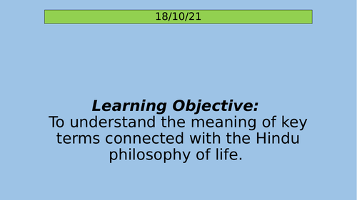 Hinduism: Human Life - Samsara, Karma, Moksha