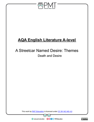 aqa a level english literature example essays streetcar named desire