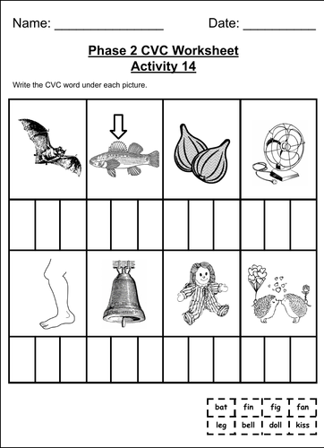 Phase 2 - CVC Word Activity