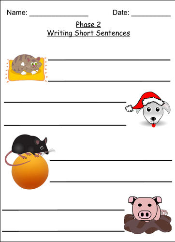 Phase 2 Sentence Activity Teaching Resources