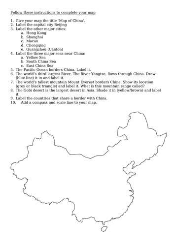 China, Ks3 Geography 