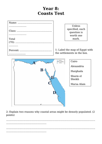 Coasts Ks3 Geography Teaching Resources