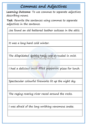 Functional Skills English - Entry Level 3 - Punctuation - Commas ...