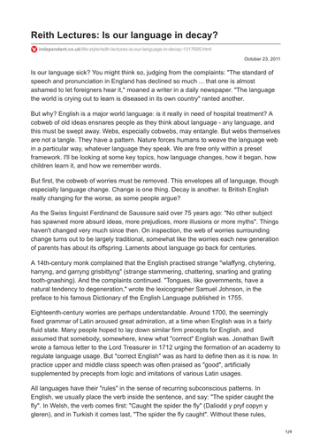 OCR A Level English Language: LANGUAGE CHANGE | Teaching Resources