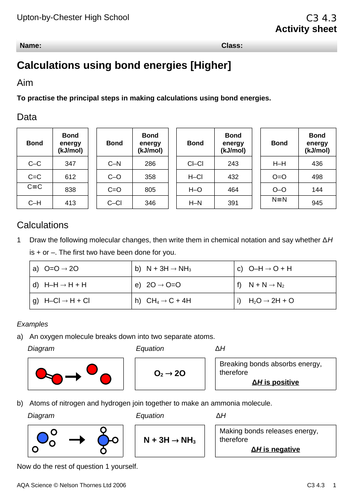 AQA GCSE 9-1 Chemistry Unit 5 Energy Changes 5.1 Exothermic and ...
