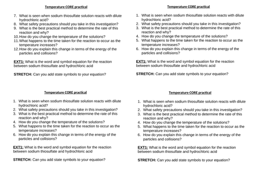 AQA GCSE 9-1 Chemistry Unit 5 Energy Changes 5.1 Exothermic and ...