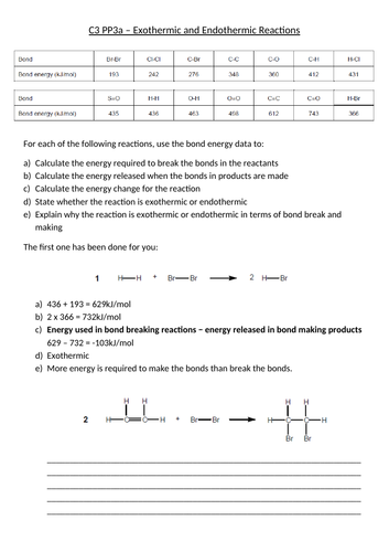AQA GCSE 9-1 Chemistry Unit 5 Energy Changes 5.1 Exothermic and ...